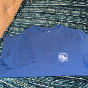 Vineyard Vines Navy Blue Pocket Tee with Surf Patch Size Adult M